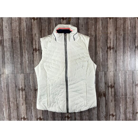 Helly Hansen Crew Quilted Outdoor Vest size S color White - Picture 1 of 8